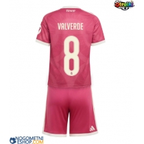 Otroški Nogometni dresi Real Madrid Federico Valverde #8 Tretji 2026-27 Kratek Rokav (+ Kratke hlače)